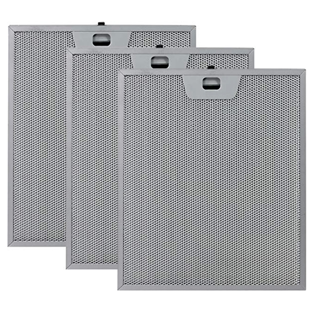 Commercial Kitchen Vent Hood - 3pcs Aluminium Range Hood Grease Filters