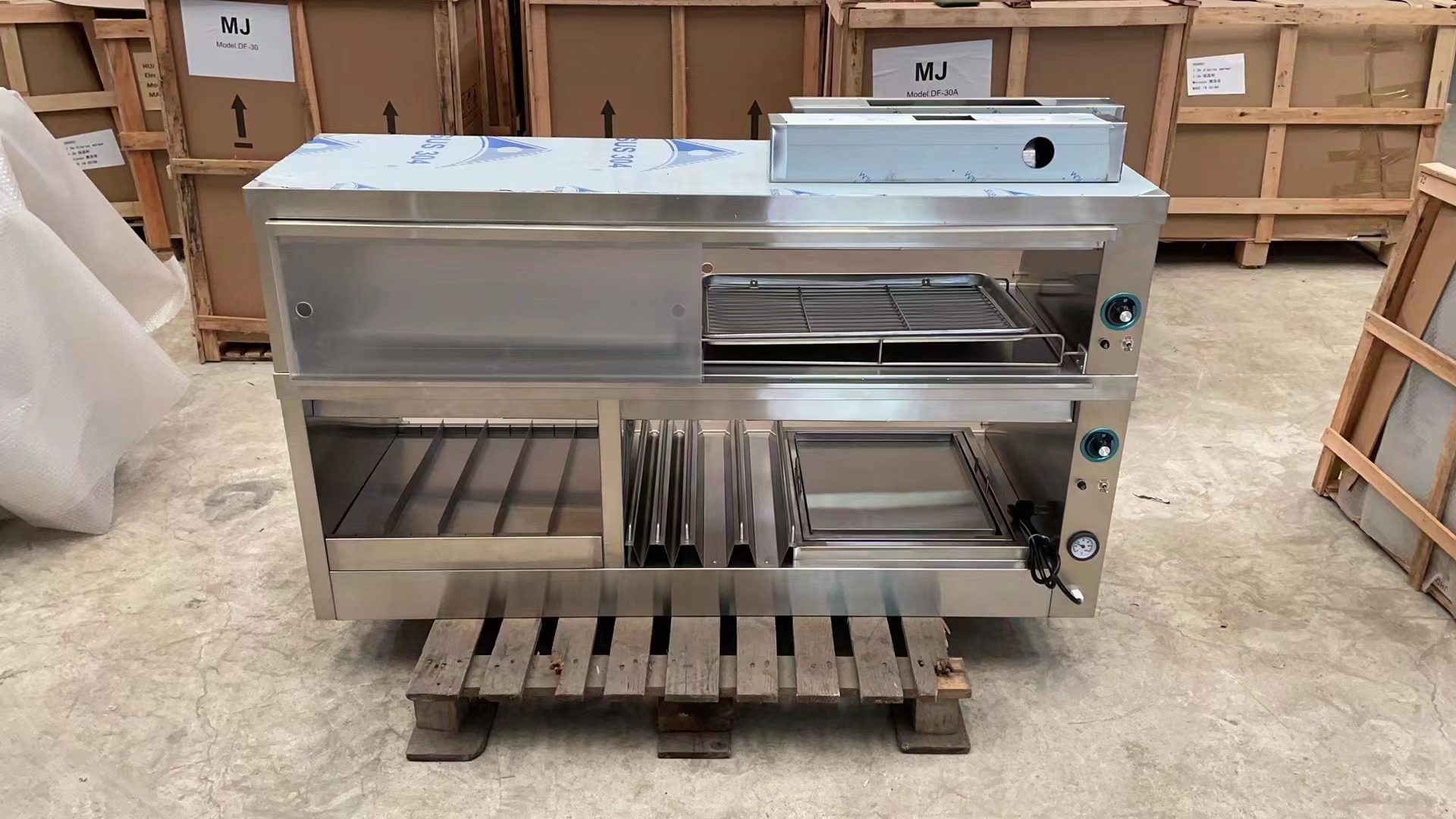 Factory 2 Layers Tabletop Warm - đánh giá và giá Food Warmer Display