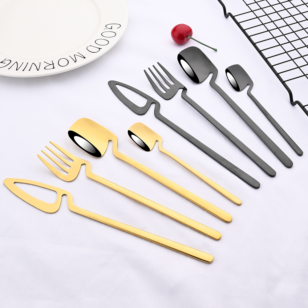 24Pcs Western Black Dinnerware - đánh giá và giá Commercial Kitchen Knife Set