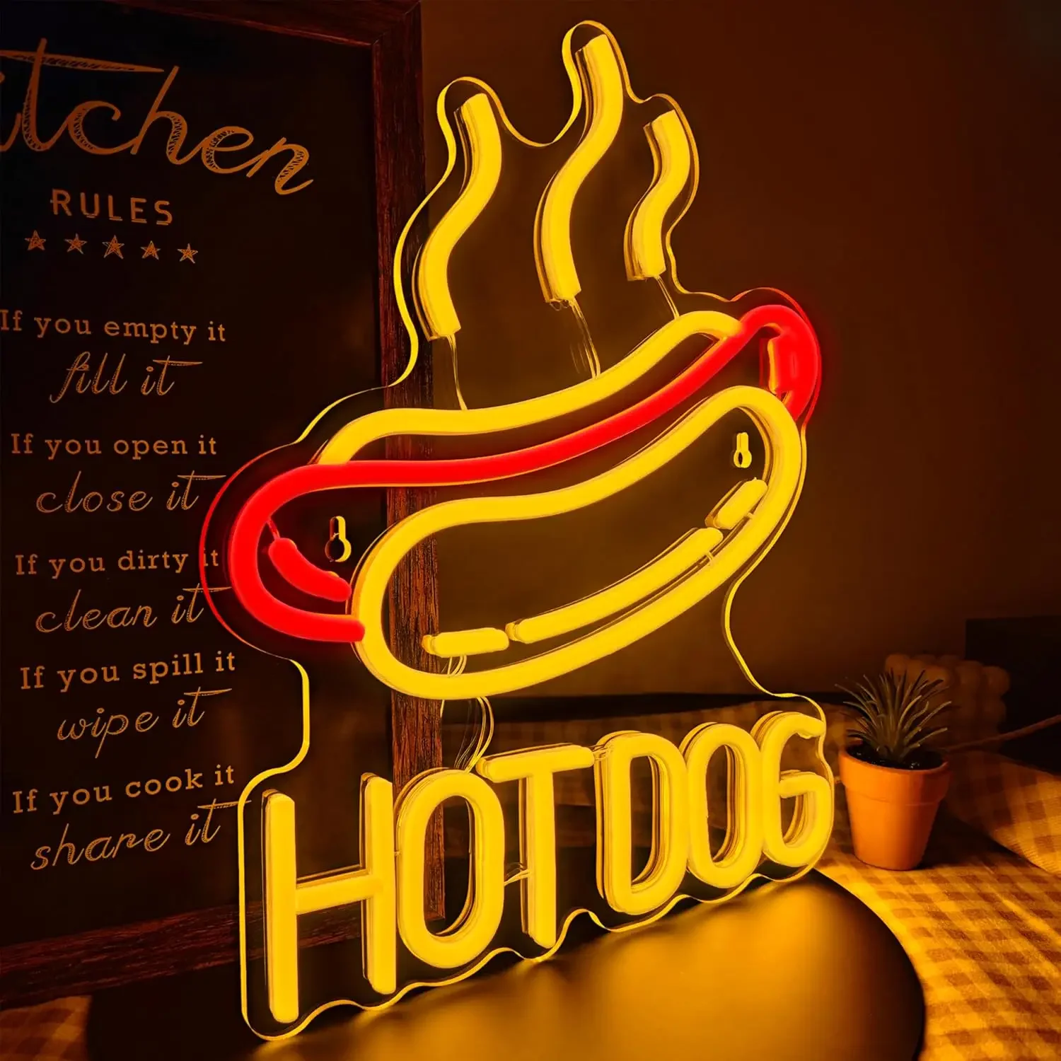 Hot Dog LED Neon Sign for Wall - đánh giá và giá Commercial Kitchen Windows