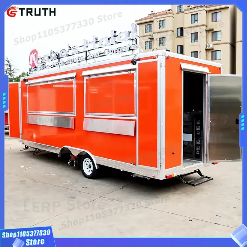 Mobile Food Truck Trailer Full - đánh giá và giá Commercial Kitchen Vendor