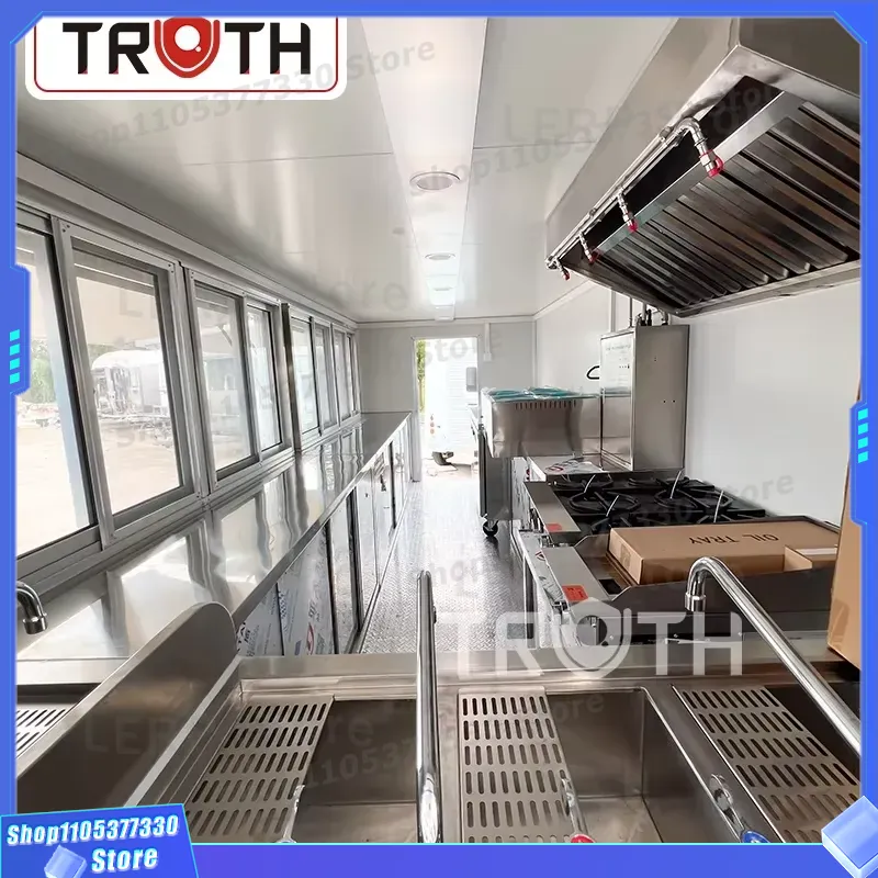 Mobile Food Truck Trailer Full - đánh giá và giá Commercial Kitchen Vendor