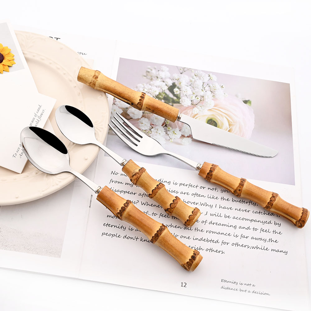 Drmfiy Gold Dinner Fork Cutler - đánh giá và giá Commercial Kitchen Knife Set