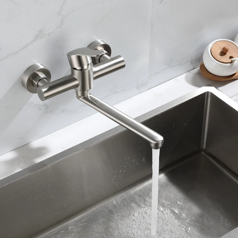 Kitchen Faucet Mixers Wall Mou - đánh giá và giá Commercial Kitchen Faucet