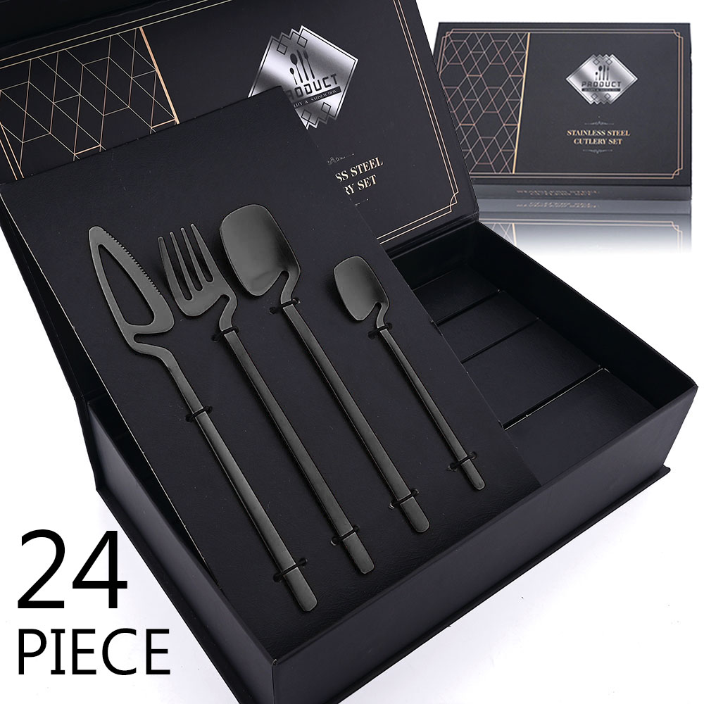 JANKNG 24 Chiếc Hoa Hồng Vàng  - đánh giá và giá Commercial Kitchen Knife Set