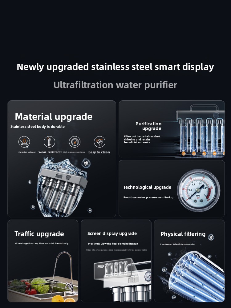 Water purifier household direc - đánh giá và giá Commercial Kitchen Water Filter