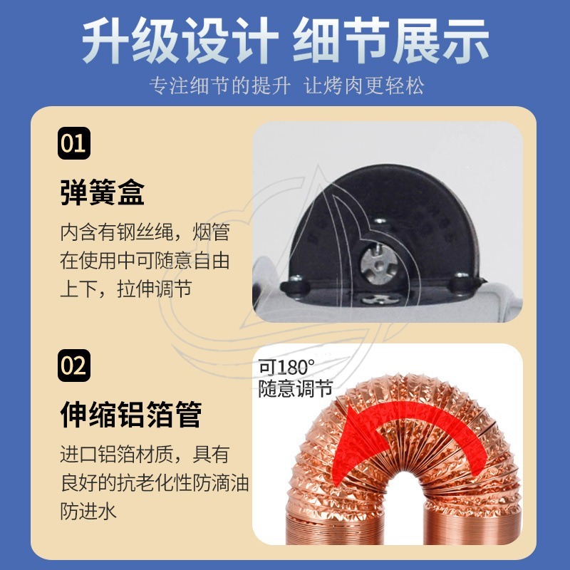 Retractable Telescopic Exhaust - đánh giá và giá Commercial Kitchen Vent