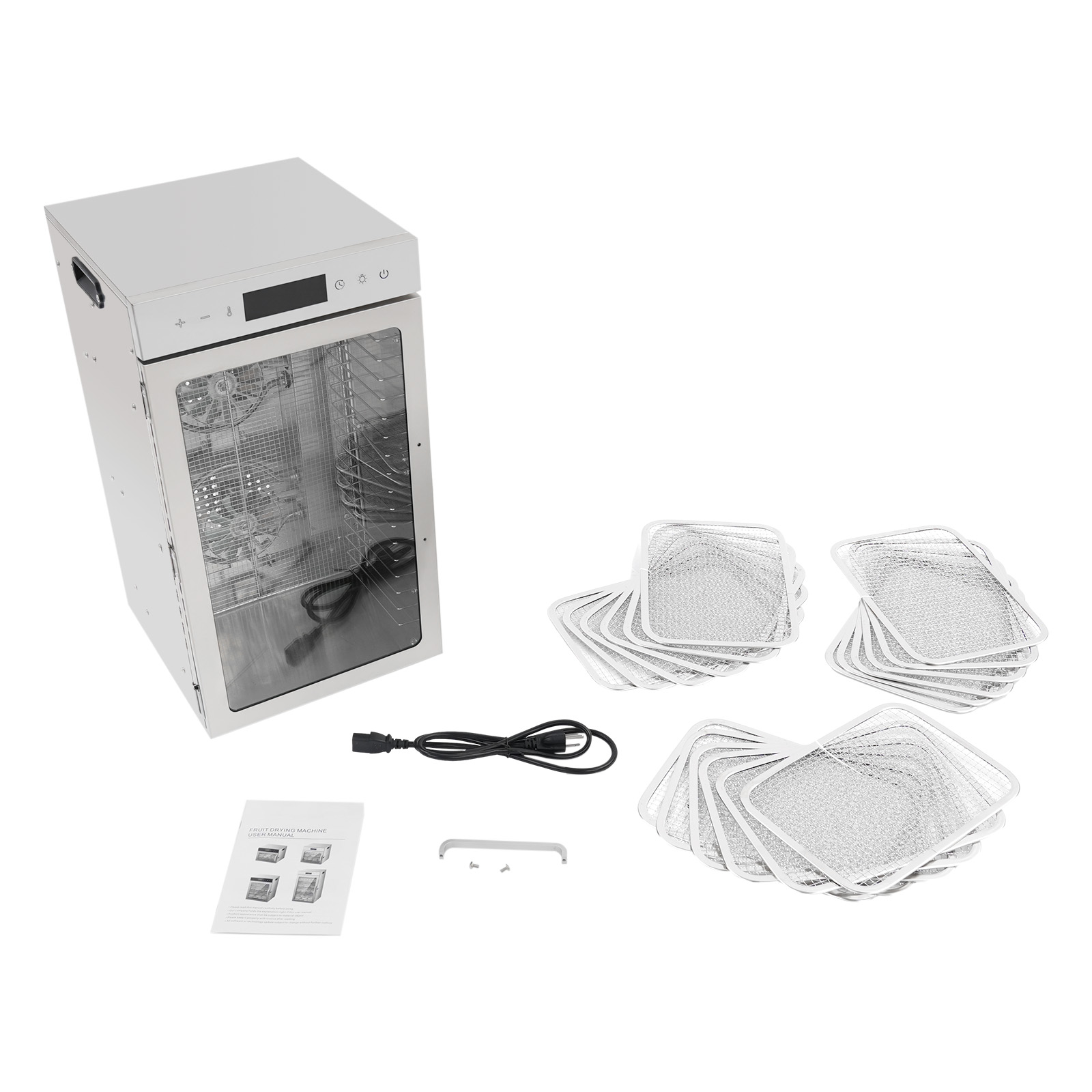 18 Trays Food Dehydrator 304 2 - đánh giá và giá Commercial Food Dehydrator