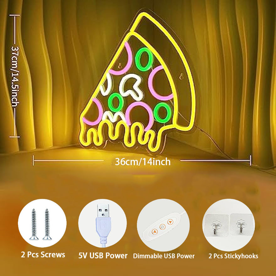Pizza LED Neon Sign for Food S - đánh giá và giá Commercial Kitchen Windows