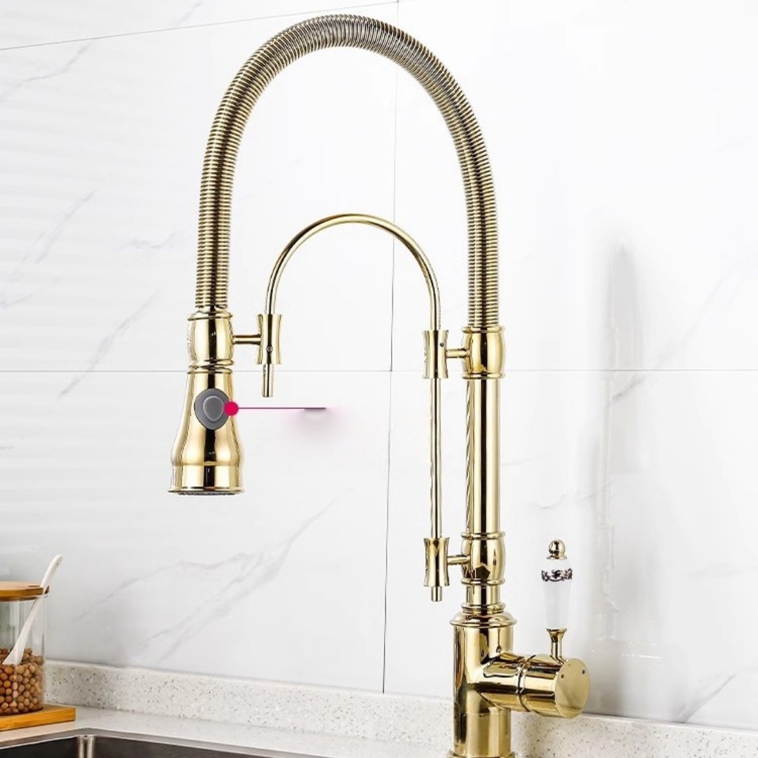 Gold Pull Down Kitchen Faucet  - đánh giá và giá Commercial Kitchen Faucet