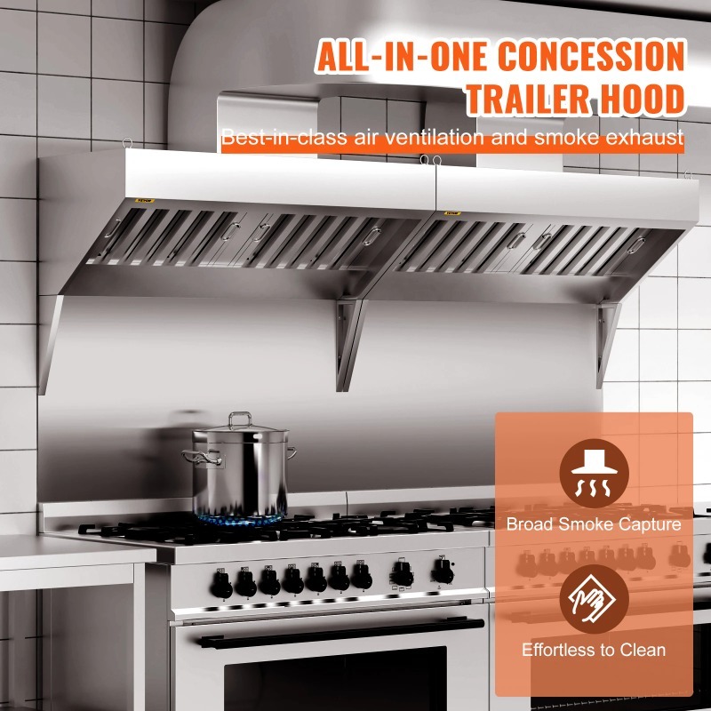 4/5/6/7/8/9FT Commercial Exhau - đánh giá và giá Commercial Kitchen Vent