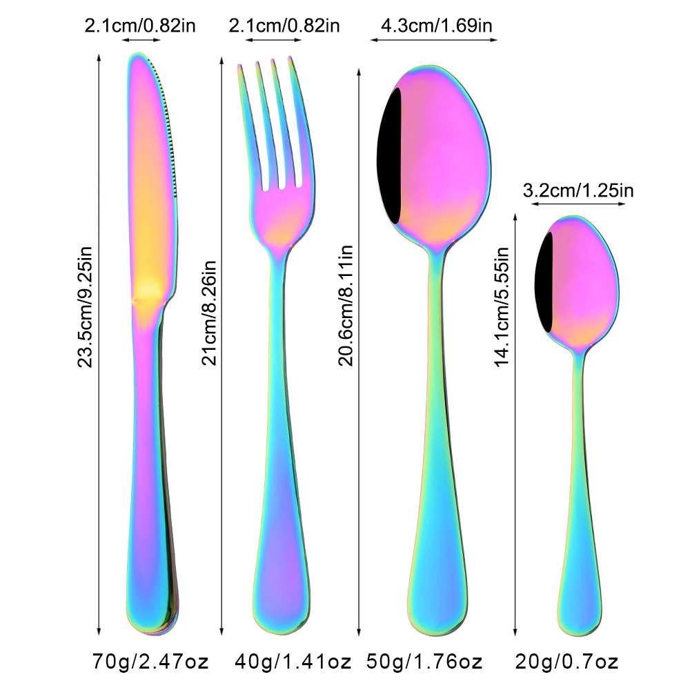 24Pcs Tableware Dinnerware Set - đánh giá và giá Commercial Kitchen Knife Set