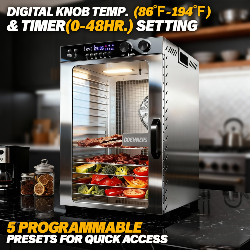 48H Timer Food Dehydrator Mach - đánh giá và giá Commercial Food Dehydrator