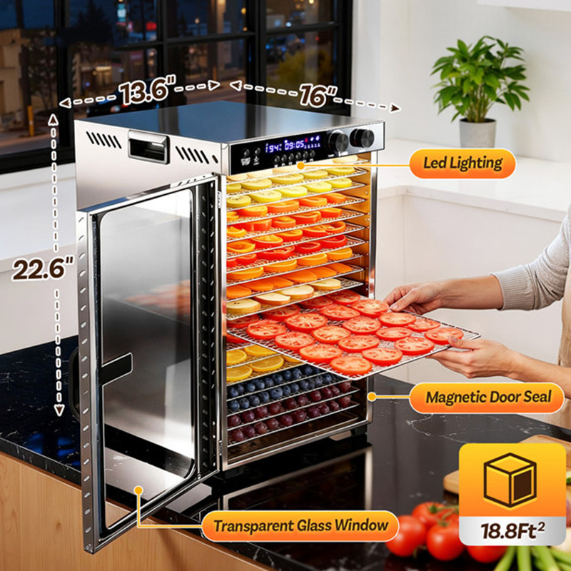 48H Timer Food Dehydrator Mach - đánh giá và giá Commercial Food Dehydrator