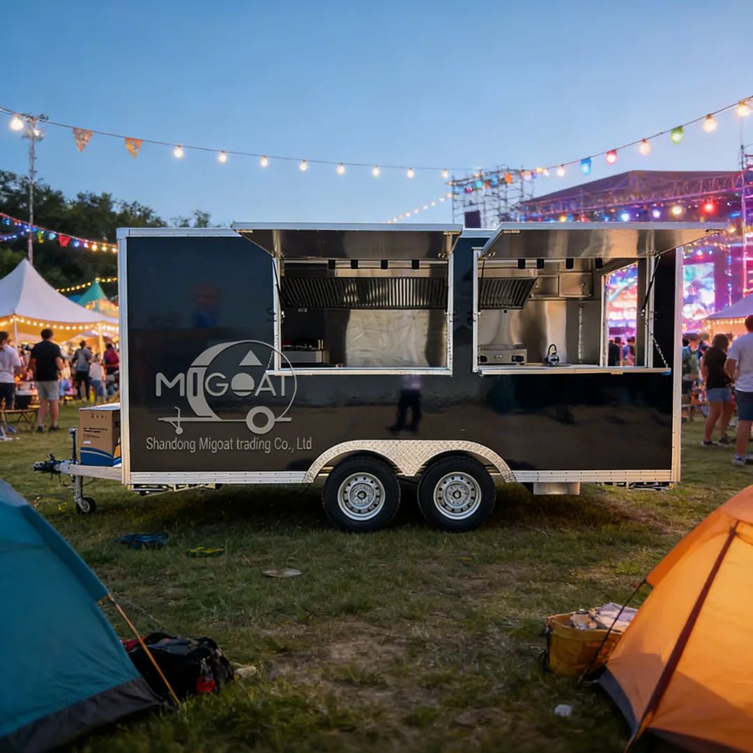 Outdoor Mobile Food Cart Multi - đánh giá và giá Commercial Kitchen Vendor