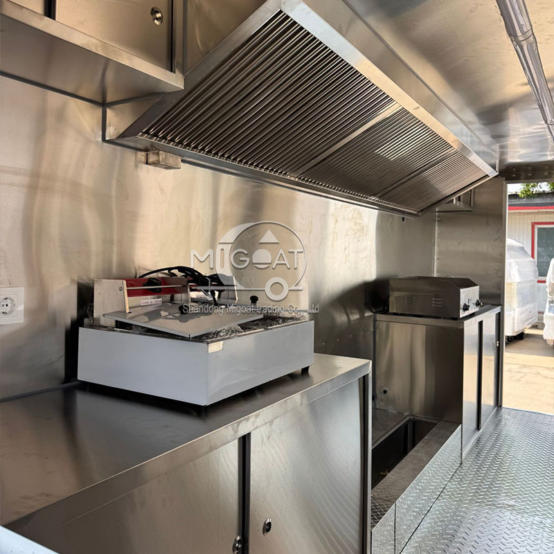 Outdoor Mobile Food Cart Multi - đánh giá và giá Commercial Kitchen Vendor