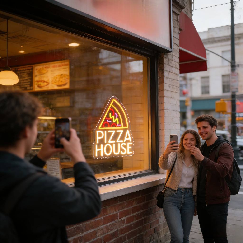 Pizza House Neon Sign USB Dimm - đánh giá và giá Commercial Kitchen Windows