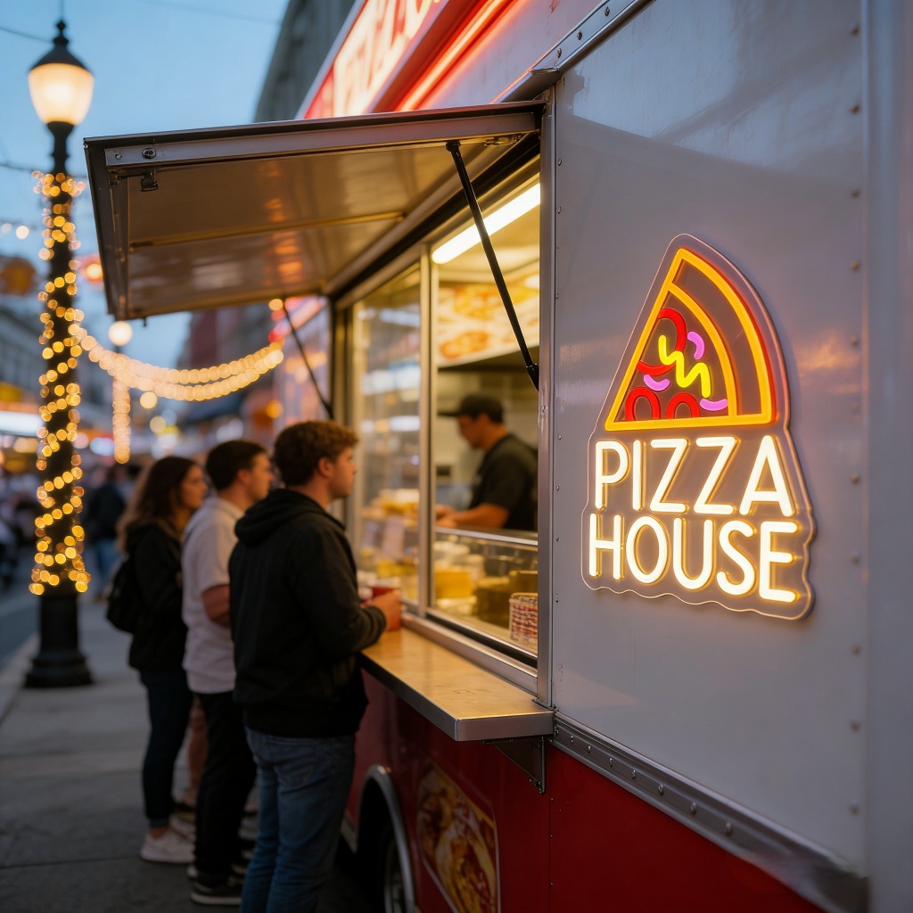 Pizza House Neon Sign USB Dimm - đánh giá và giá Commercial Kitchen Windows