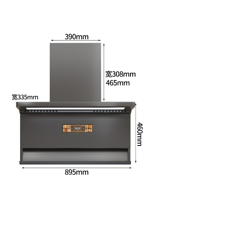 Range hood top side double suc - đánh giá và giá Commercial Kitchen Vent Hood